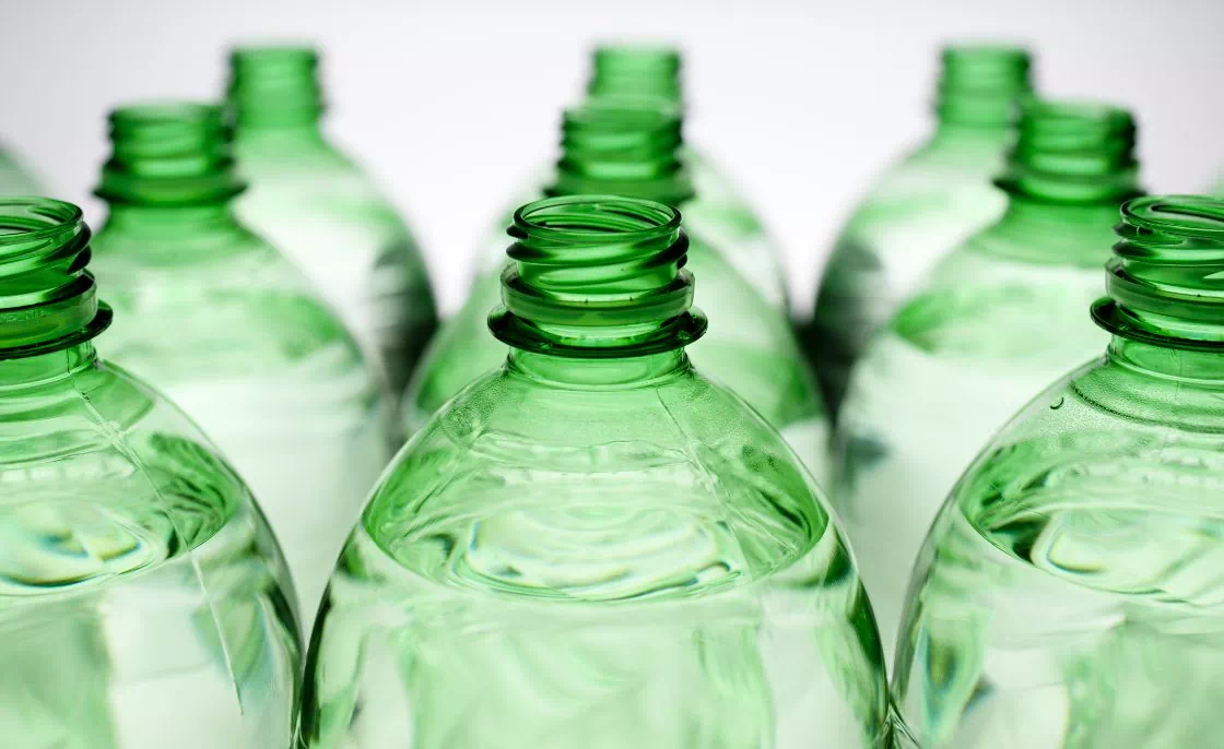 zielone butelki